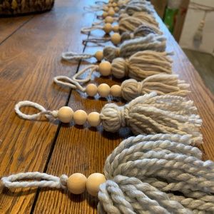 Handmade decorative tassels